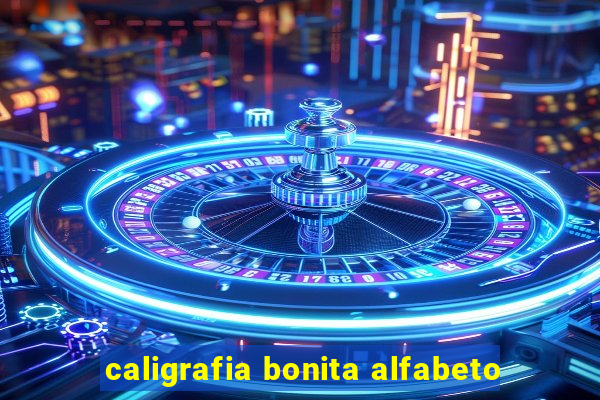 caligrafia bonita alfabeto